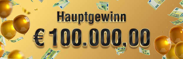 Lassen Sie sich Ihre Chance nicht entgehen. Ein fantastischer Gewinn im Wert von € 100.000,00 wartet auf Sie! Einfach im Jahr 2024 bei uns einkaufen und mit ein bisschen Glück sind Sie unser Gewinner.