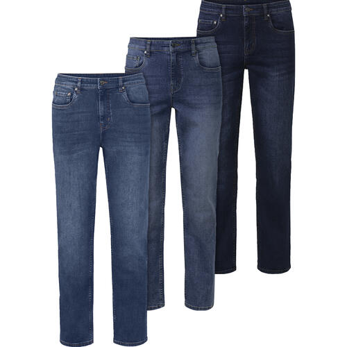 Auf diesem Bild sehen Sie Stone Rich 3er Pack Herren Jeans in der Farbe Farb Mix