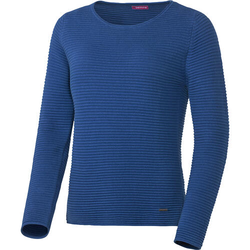 Auf diesem Bild sehen Sie Belmina Damen Reliefpullover in der Farbe 