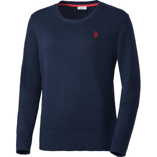 Auf diesem Bild sehen Sie U.S. POLO ASSN. Damen Pullover Rundhals in der Farbe marine