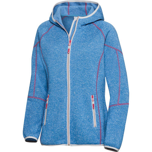 Auf diesem Bild sehen Sie Spitzbergen Damen Kapuzen-Strickfleecejacke in der Farbe 