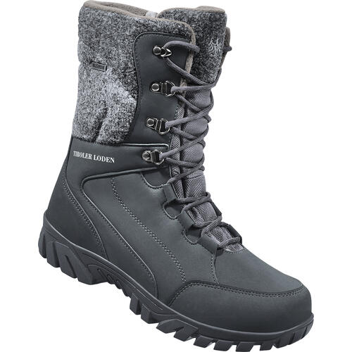 Auf diesem Bild sehen Sie Tiroler Loden Thermostiefel mit Reiverschluss fr Damen und Herren in der Farbe 