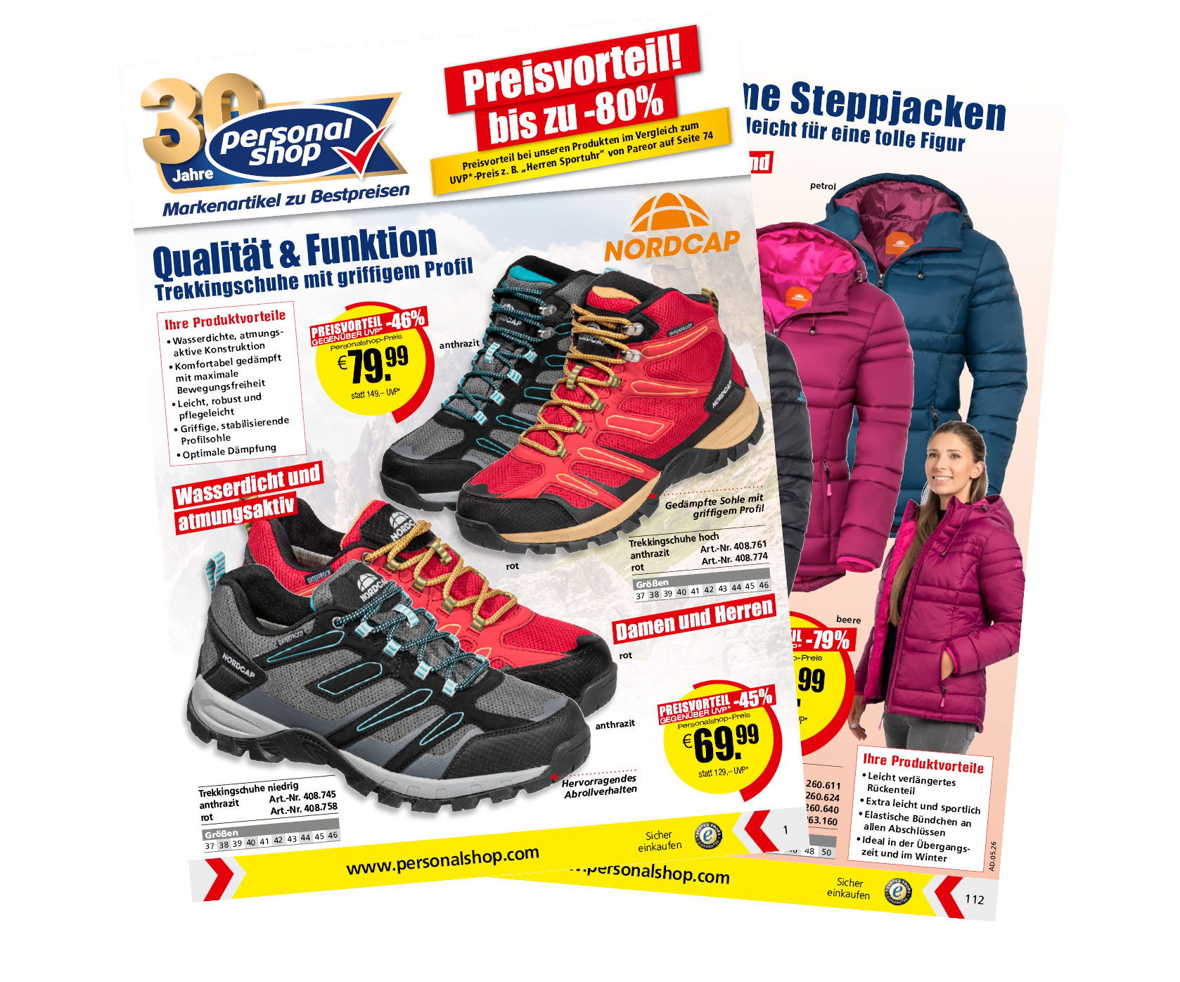 Zu dem online Katalog