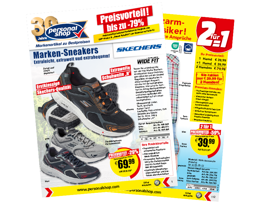 Zu dem online Katalog